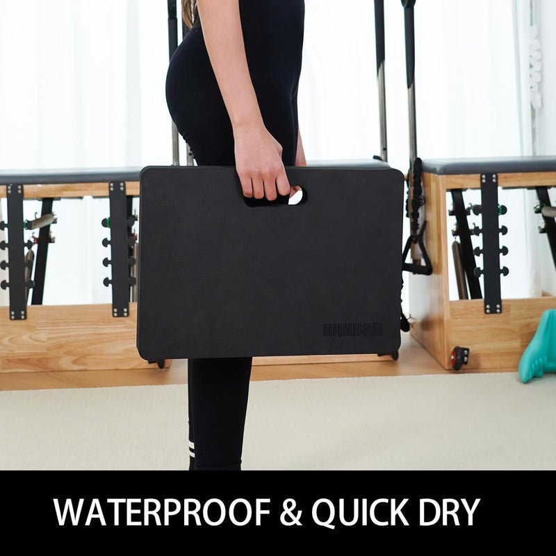 WUWAN Yoga kneeling mat, 1.5inch Thick,Knee Push-ups, Plank Support & Yoga Elbows/Knees Mat Provides Cushion for Kneeling & Elbows - Image 3